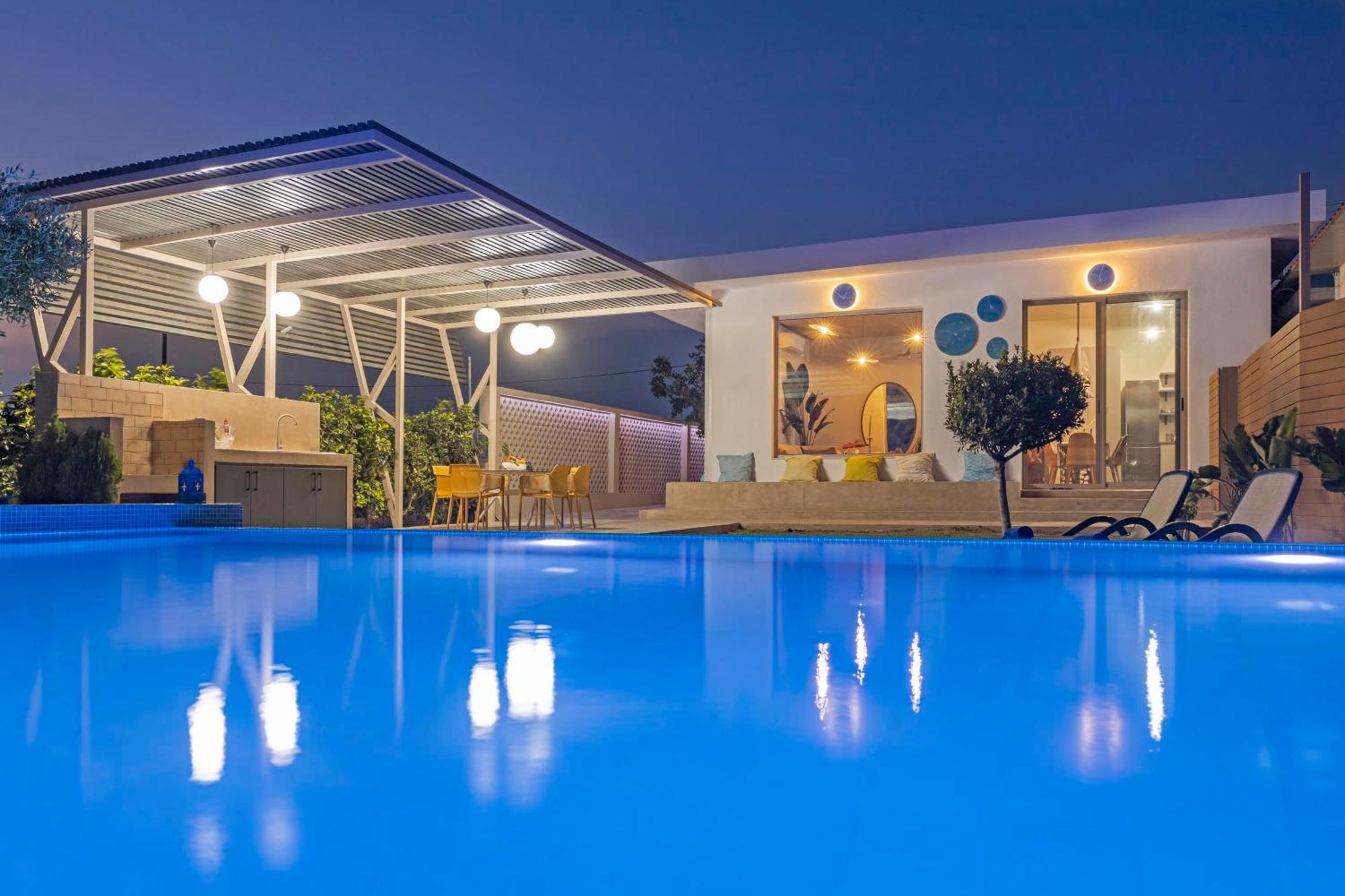 Gaia Blue Villa Kolýmbia Eksteriør bilde